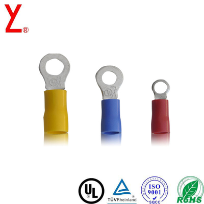 OT Circular Cold Press Cable Ring Terminals Round Pre Insulated Terminals