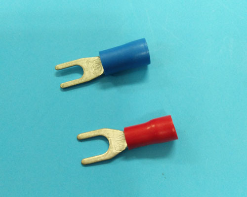 Wire Connecting Crimp Fork Connectors Fork Spade Terminal PVC Insulation