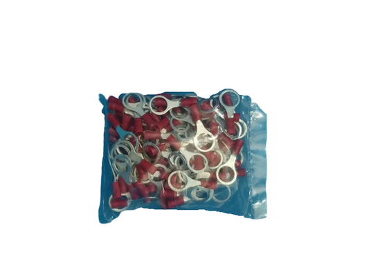 Wire Connecting UL OEM Tinned Crimp Cable Ring Terminals Pure Copper