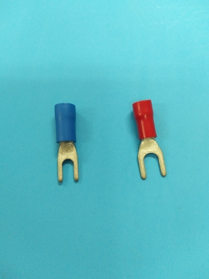 Pure Copper Cable Lug Fork Type Pre Insulated Terminals 18-16 AWG/MCM
