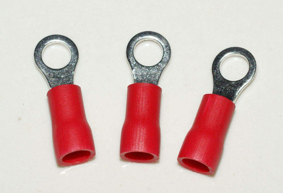 Tinned Copper Wire Connector Pre Insulated Ring Terminal