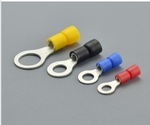 Tinned Copper Wire Connector Pre Insulated Ring Terminal