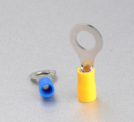 Tinned Copper Wire Connector Pre Insulated Ring Terminal