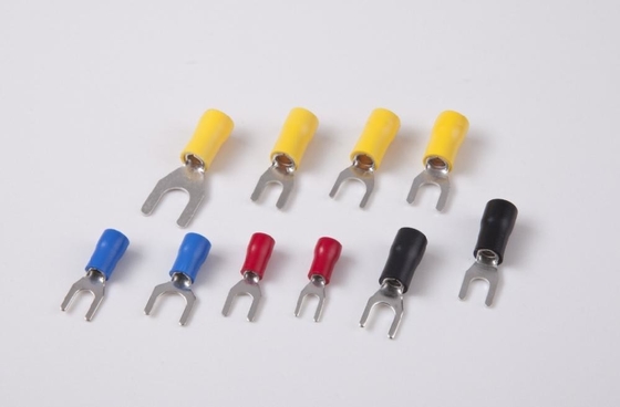 Tin Plating Pure Copper UL RNB 80-10 Fork Crimp Terminal 0.5mm2 1.6mm2