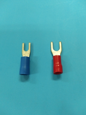 Tin Plating Pure Copper UL RNB 80-10 Fork Crimp Terminal 0.5mm2 1.6mm2