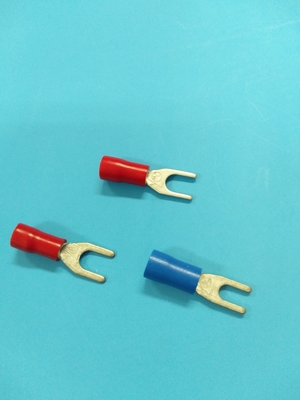 Tin Plating Pure Copper UL RNB 80-10 Fork Crimp Terminal 0.5mm2 1.6mm2