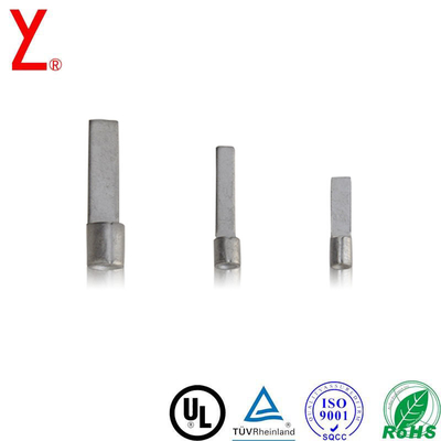 Soldered Barrel Non Insulated Blade Terminals Copper Wire Connector