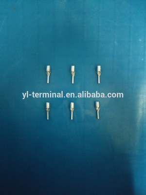 Coated Tin OEM UL Cold Wire Pin Terminals Non Insulated Crimp Connectors