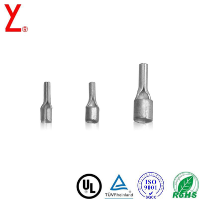 Coated Tin OEM UL Cold Wire Pin Terminals Non Insulated Crimp Connectors