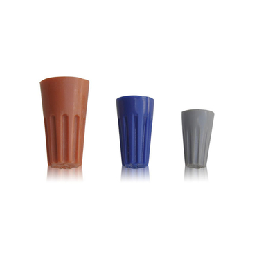 PVC Insulated Wire Nut Connectors ISO9001 UL Orange 15.2mm 8.6mm