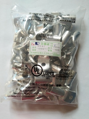 Tin Plating 14AWG PVC Copper Tube Terminals Lugs For American