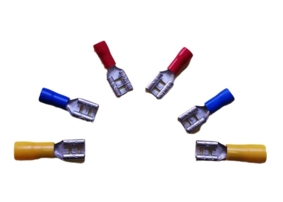 Coated Tin Plating 10A Electrical Wire Terminals 1.6mm2 Terminal Cable Lug
