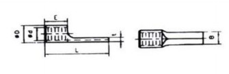 TNA OEM UL Non Insulated Terminals 12 AWG 8 AWG Coated Tin Wire Connecting