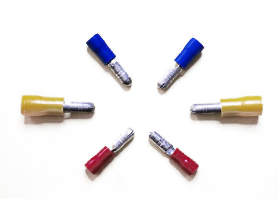 Bullet Male Connector Cable Terminal Lugs 10A Max Auto Electrical